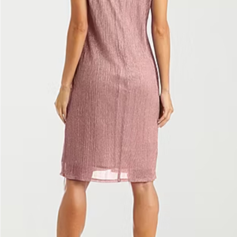 NWT! R & M Richards 2 piece mauve mother of the bride/groom dress. Size 16. - Picture 3 of 12